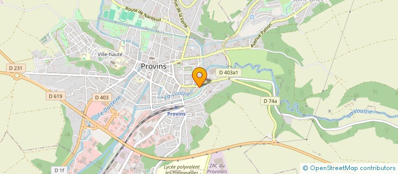 localisation de l'entreprise TRANSITIO  PROVINS