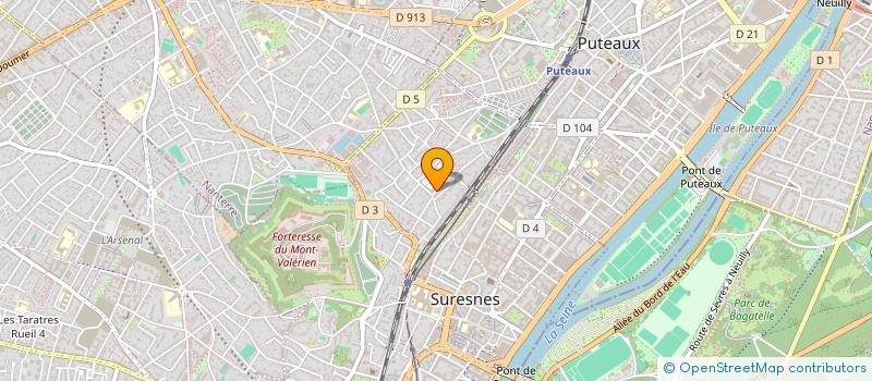 localisation de l'entreprise TRANSITION à SURESNES