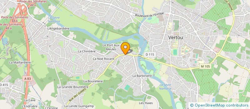 localisation de l'entreprise TRANSITION à VERTOU