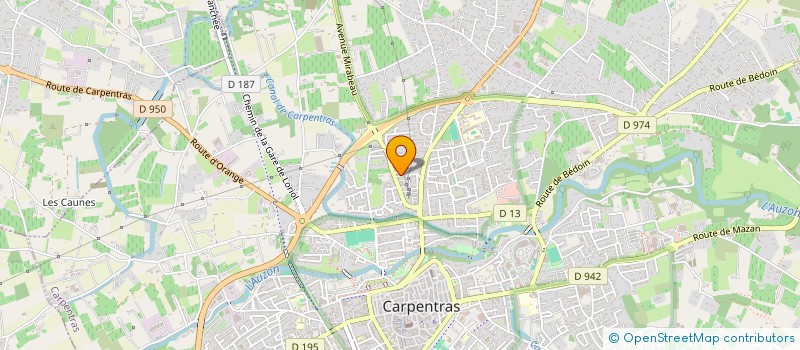 localisation de l'entreprise TRANSITION CONSTRUCTION à CARPENTRAS