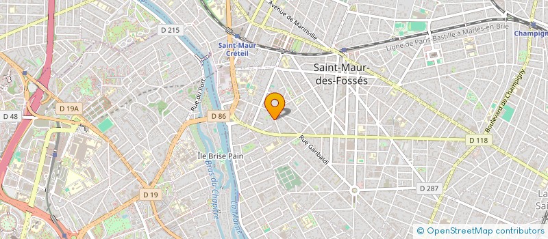 localisation de l'entreprise TRANSITION ENERGIE 94 à SAINT-MAUR-DES-FOSSES