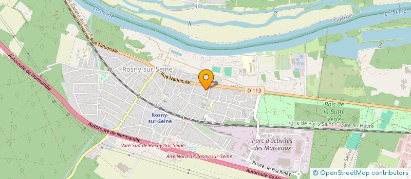 localisation de l'entreprise TRANSITION ENERGIE FRANCE  ROSNY-SUR-SEINE