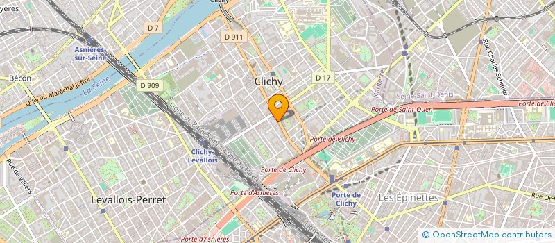localisation de l'entreprise TRANSITION ET TRANSFORMATION FINANCE à CLICHY