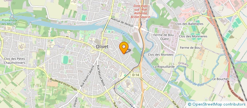 localisation de l'entreprise TRANSITION ORGANISATION ET MANAGEMENT CONSEIL à OLIVET