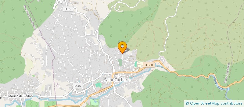 localisation de l'entreprise TRANSITION SAINTE-BAUME  SAINT-ZACHARIE