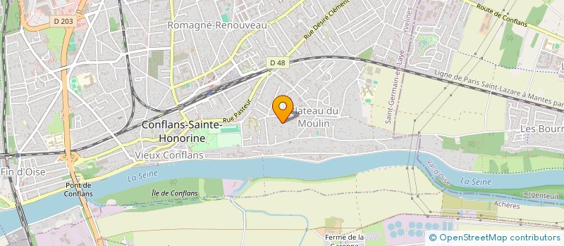 localisation de l'entreprise TRANSITION SERVICES RH  CONFLANS-SAINTE-HONORINE