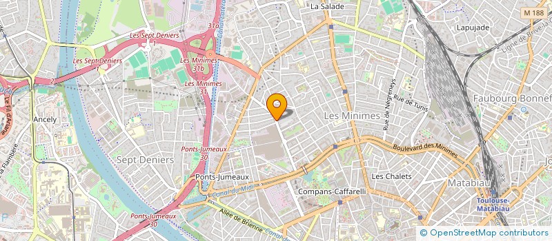 localisation de l'entreprise TRANSITIONS  TOULOUSE