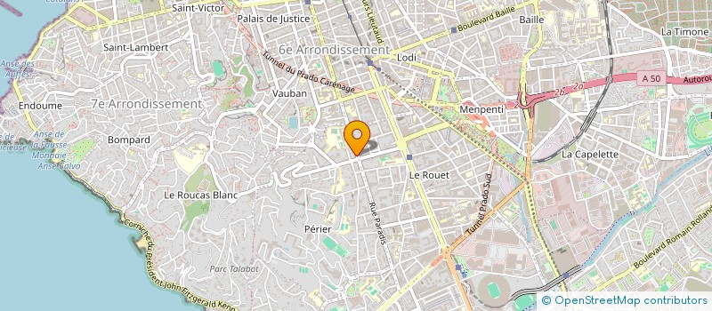 localisation de l'entreprise TRANSITIONS à MARSEILLE