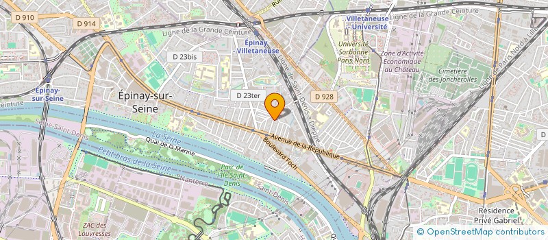 localisation de l'entreprise TRANSITIONS AFRICAINES (TAF)  EPINAY-SUR-SEINE