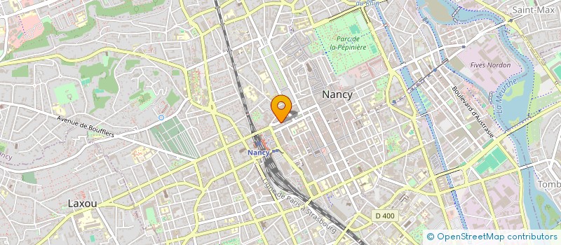 localisation de l'entreprise TRANSITIONS & DEVELOPPEMENTS  NANCY