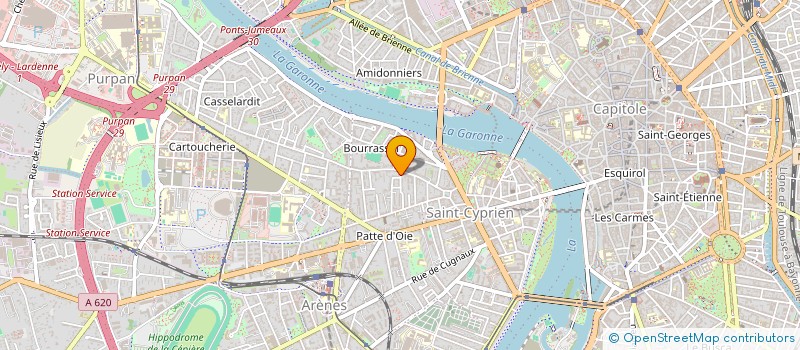 localisation de l'entreprise TRANSITIONS ET TERRITOIRES  TOULOUSE