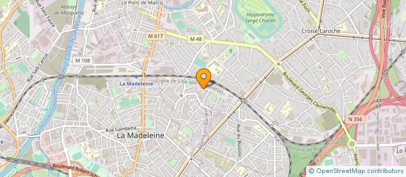 localisation de l'entreprise TRANSITIONS PRO HAUTS-DE-FRANCE à MARCQ-EN-BARŒUL