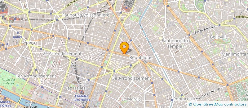 localisation de l'entreprise TRANSITIONS PRO ILE-DE-FRANCE  PARIS