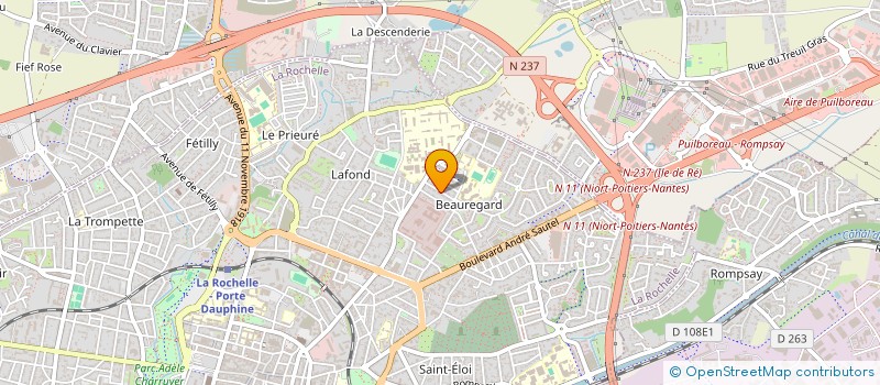localisation de l'entreprise TRANSITIONS URBAINES à LA ROCHELLE