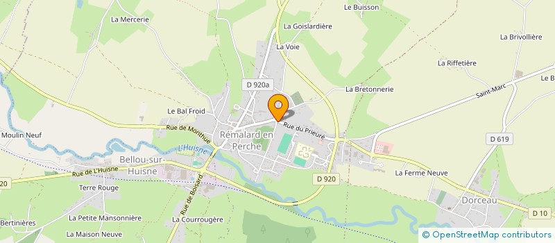 localisation de l'entreprise TRANSITIVES à REMALARD-EN-PERCHE