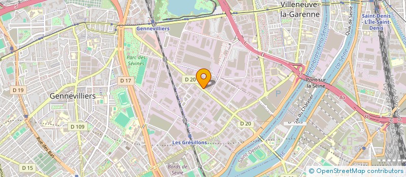 localisation de l'entreprise TRANSITUBE à GENNEVILLIERS