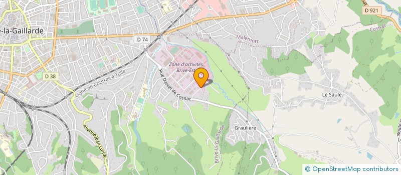 localisation de l'entreprise TRANSJUDIPAL  BRIVE-LA-GAILLARDE