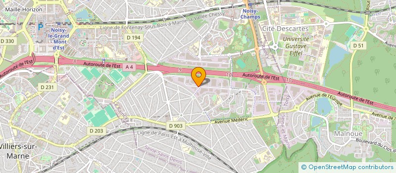 localisation de l'entreprise TRANSKASS  NOISY-LE-GRAND