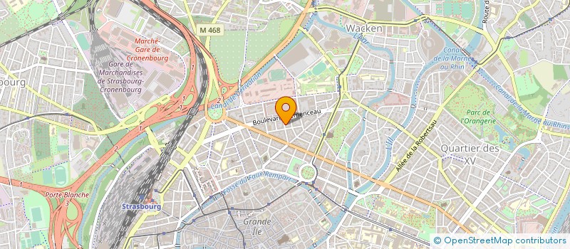 localisation de l'entreprise TRANSKY à STRASBOURG