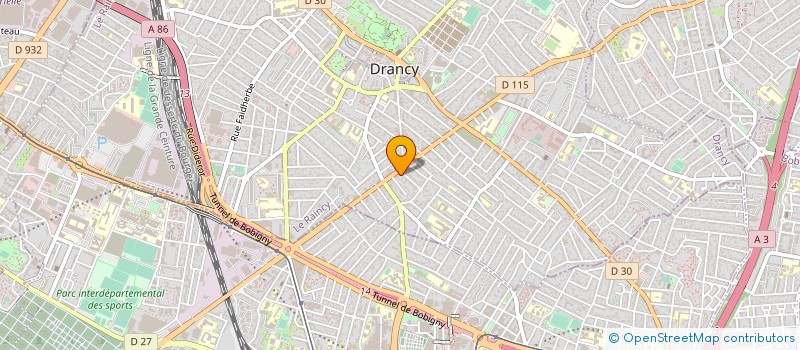 localisation de l'entreprise TRANSLAB à DRANCY