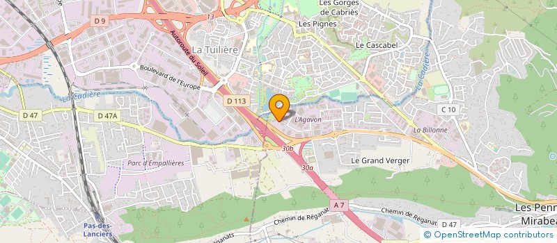 localisation de l'entreprise TRANSLATEC à LES PENNES MIRABEAU