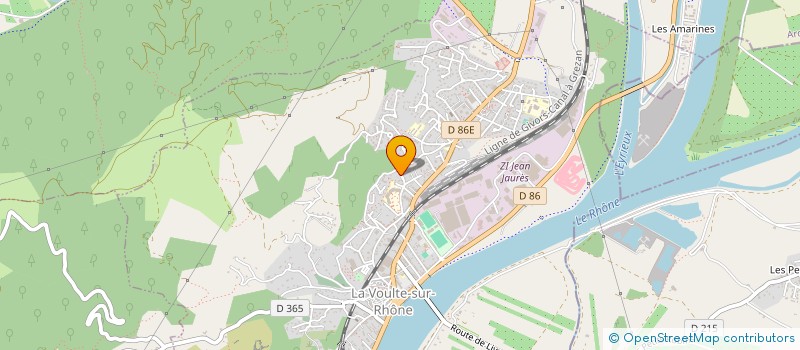 localisation de l'entreprise TRANSLAVOULTE  LA-VOULTE-SUR-RHONE