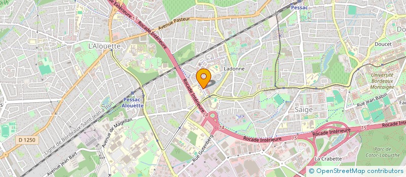 localisation de l'entreprise TRANSLHANA à PESSAC