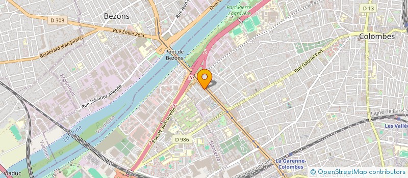 localisation de l'entreprise TRANSLIMO EXPRESS à COLOMBES