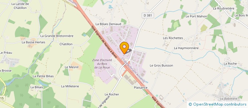 localisation de l'entreprise TRANSLINE ATLANTIQUE 44  VIGNEUX-DE-BRETAGNE