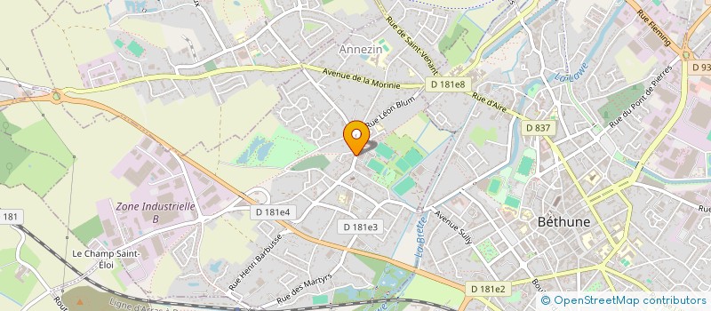localisation de l'entreprise TRANSLINEA à ANNEZIN