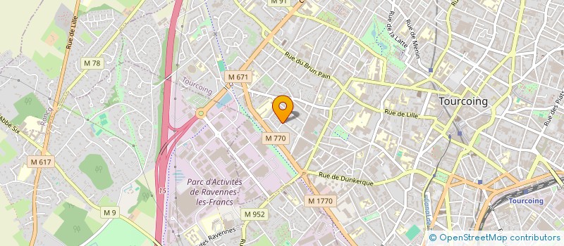 localisation de l'entreprise TRANSLOC à TOURCOING