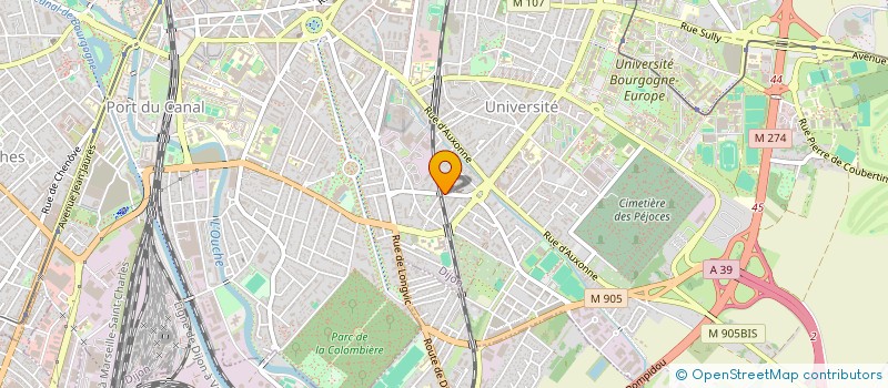 localisation de l'entreprise TRANSLOC à DIJON