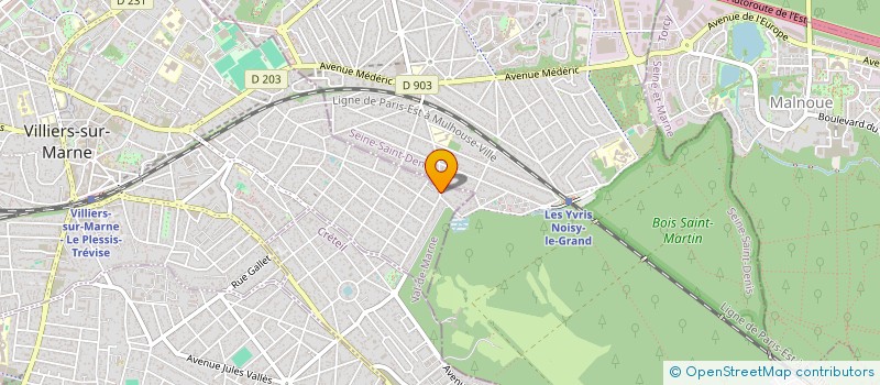 localisation de l'entreprise TRANSLOCA à VILLIERS-SUR-MARNE