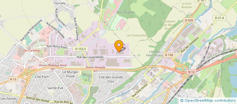 localisation de l'entreprise TRANSLOCAUTO à DREUX
