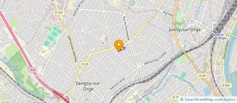 localisation de l'entreprise TRANSLOCCAR à SAVIGNY-SUR-ORGE