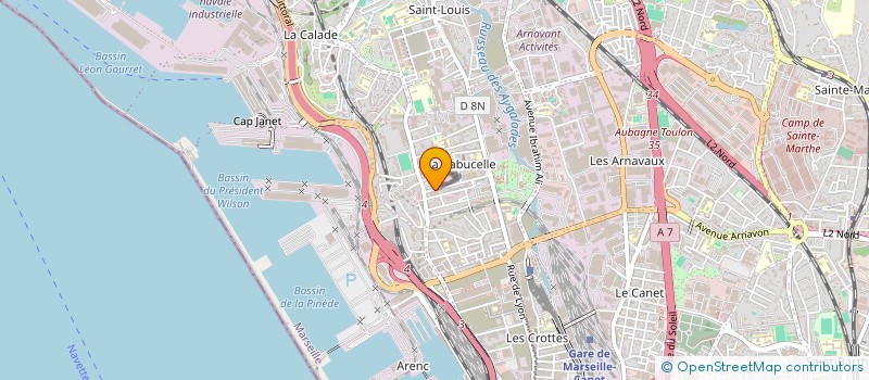 localisation de l'entreprise TRANSLOG EXPRESS SERVICE à MARSEILLE