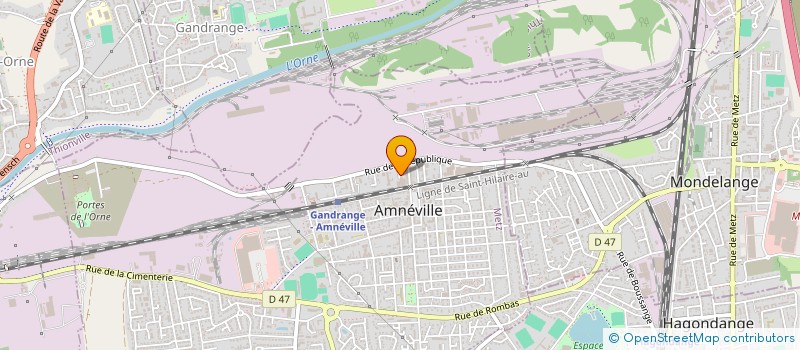 localisation de l'entreprise TRANSLOGISTICS ACIERS à AMNEVILLE