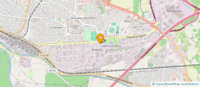 localisation de l'entreprise TRANSLOGISTOCK à BEZIERS