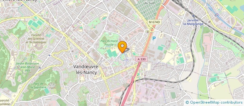 localisation de l'entreprise TRANSLOREXPRESS à VANDŒUVRE-LES-NANCY