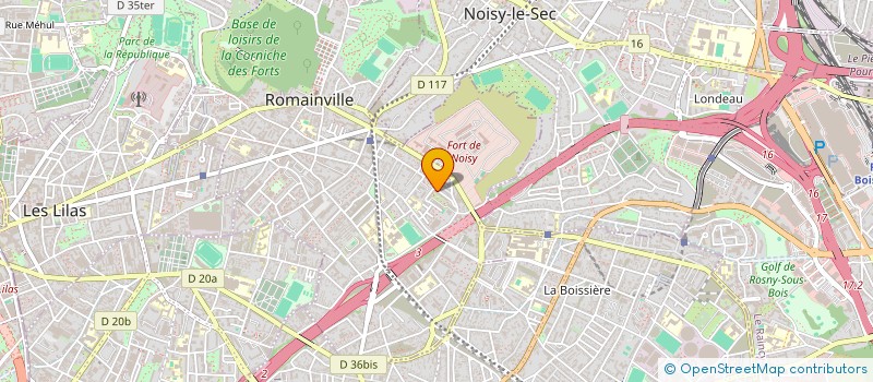 localisation de l'entreprise TRANSLUX à ROMAINVILLE