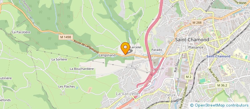 localisation de l'entreprise TRANSLYM à SAINT-CHAMOND