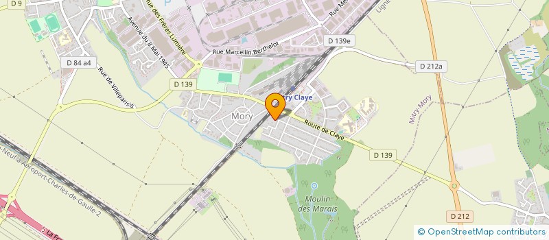 localisation de l'entreprise TRANSMAD à MITRY-MORY