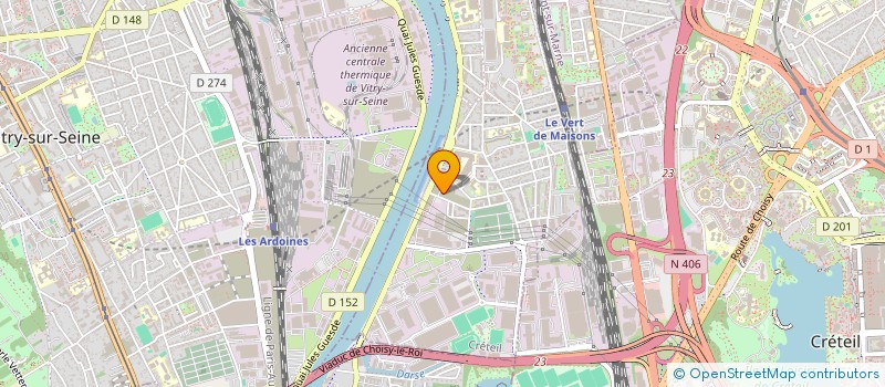 localisation de l'entreprise TRANSMADI à ALFORTVILLE