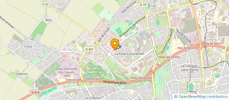 localisation de l'entreprise TRANSMANCHE ET TOURISME à CAEN