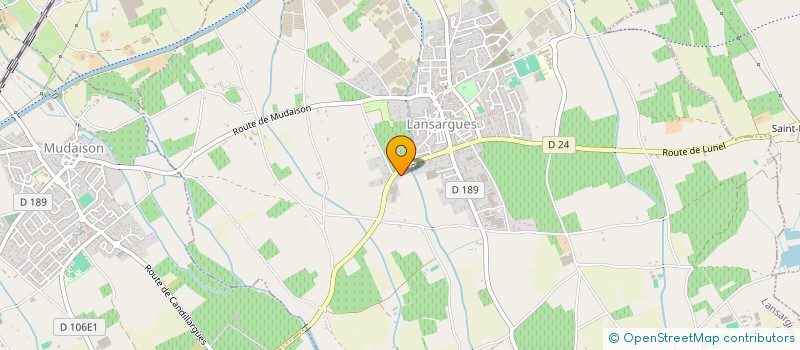 localisation de l'entreprise TRANSMANUDEM  LANSARGUES