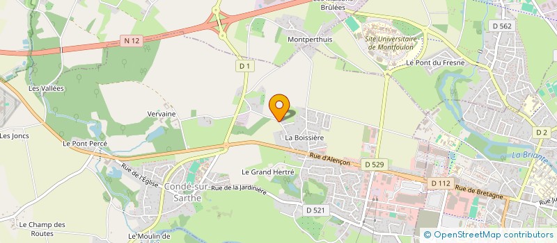 localisation de l'entreprise TRANSMANUT SAS à CONDE-SUR-SARTHE