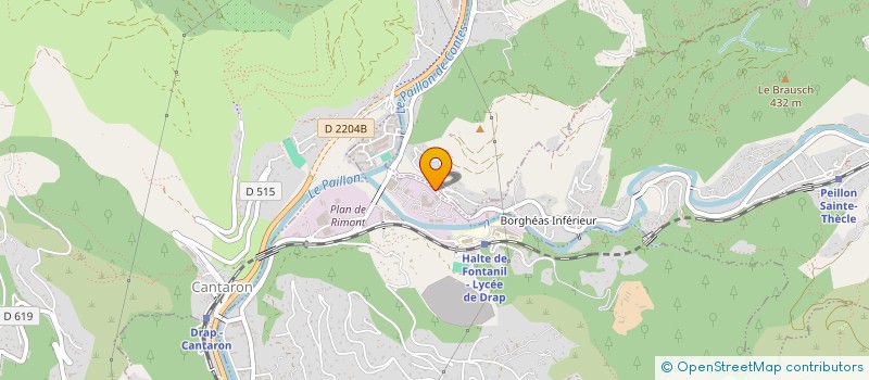 localisation de l'entreprise TRANSMAT à DRAP