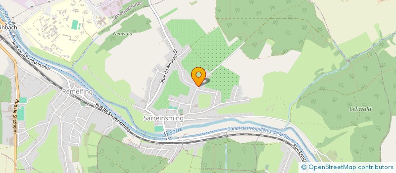 localisation de l'entreprise TRANSMAT FLAUDER à SARREINSMING