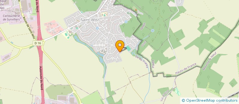 localisation de l'entreprise TRANSMAT ILE DE FRANCE à SAINT-WITZ