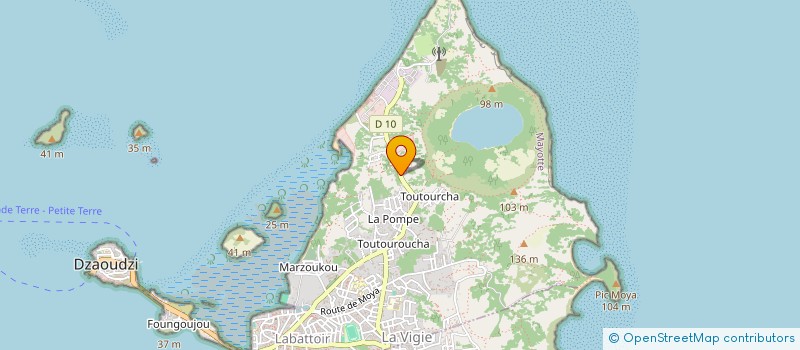 localisation de l'entreprise TRANSMAX-MAYOTTE LOGISTIQUE à DZAOUDZI